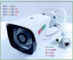 Camera IP WTC-IP208.4P độ phân giải 4.0MP 