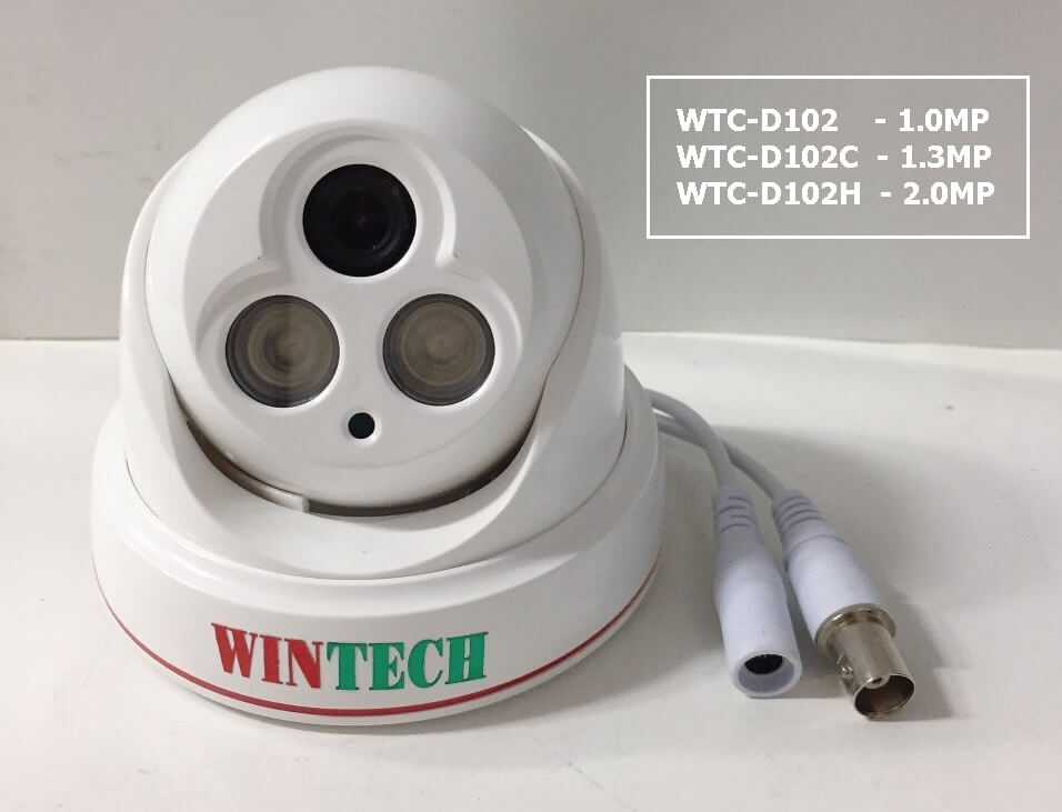 Camera AHD WinTech WTC-D102H Độ phân giải 2.0MP