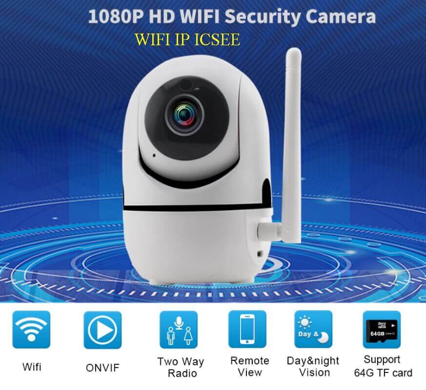 Camera WiFi WinTech IP ICSEE Độ phân giải 2.0MP