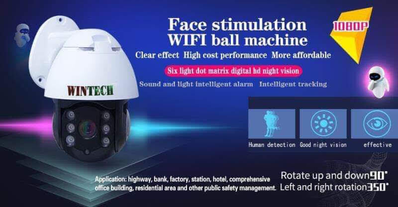 Camera WiFi WinTech WTC-IPW8 Độ phân giải 2.0MP