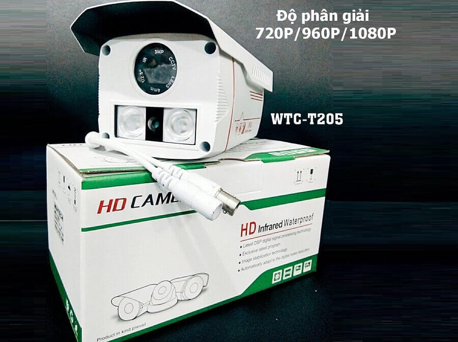 Camera AHD WinTech WTC-T205H Độ phân giải 2.0MP